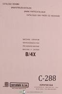 Curvatubi BLM, B/4X Catligo Ricambi, Italian, Pipe Bending, Spare Parts Manual
